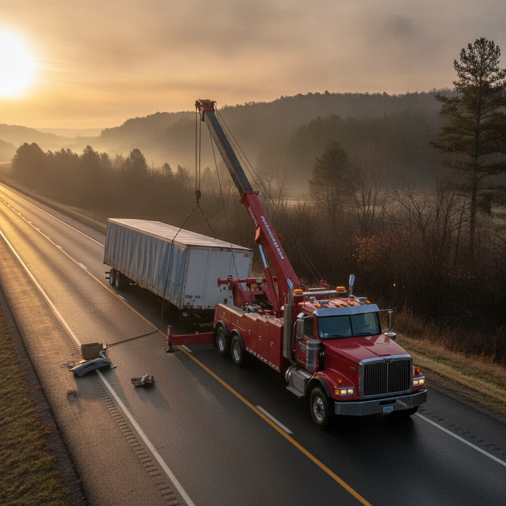 heavy duty towing - no faces and text