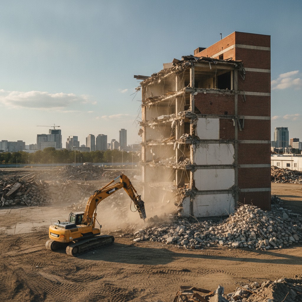 demolition contractor - no faces and text