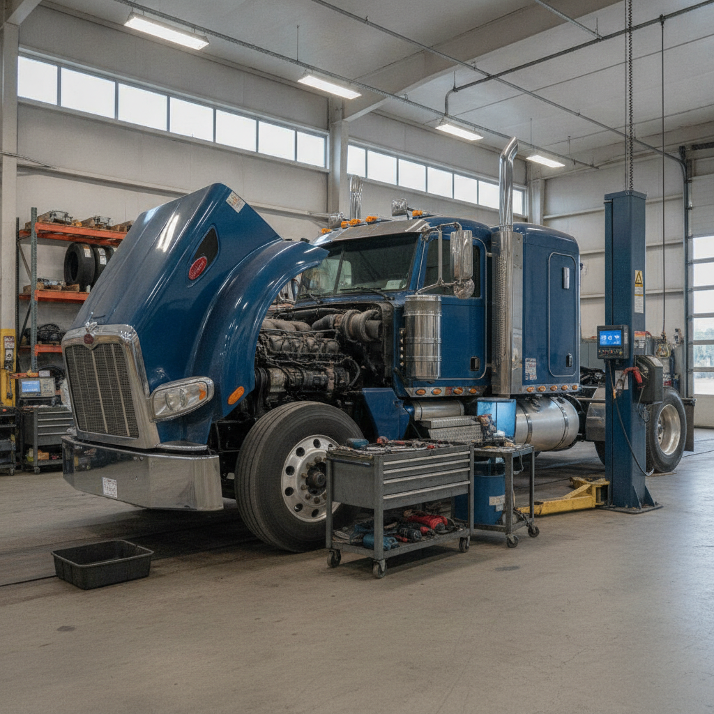 diesel truck repair - no faces and text